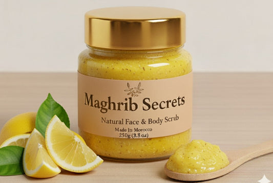 Natural Face & Body scrub - Lemon